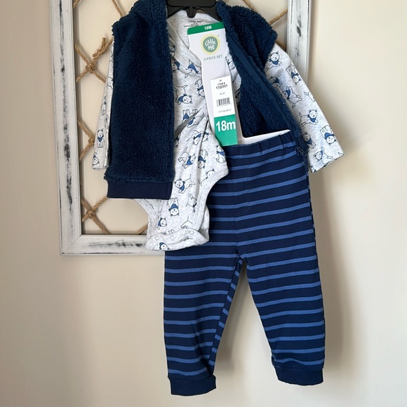 Little me size 18 months three piece sets new tags - Picture 1 of 4